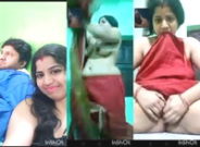 Horny Desi Bhabhi Shows Boobs and Pussy On VC